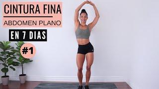 ABDOMEN PLANO EN 7 DÍAS  | Reducir Cintura y Abdomen | Abdominales de pie 10 minutos