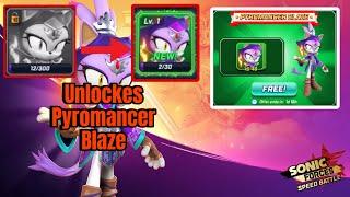 Sonic Forces Speed Battle - New Event Update : PYROMANCER BLAZE New Special Runner Unlocked