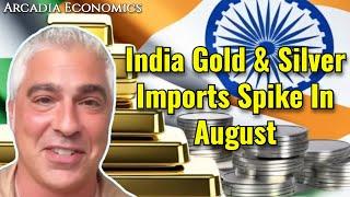 India Gold & Silver Imports Spike In August