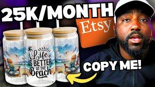 Watch Me Create A Top Trending Product Etsy Glass Tumbler Tutorial 2024