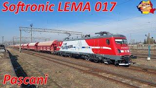 [4K] DB Cargo Romania Softronic LEMA 017 cu 29 Tadgs si 1 Taoos la Pascani [martie, 2022]