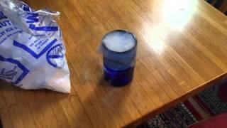 Dry Ice in a Glass of Water