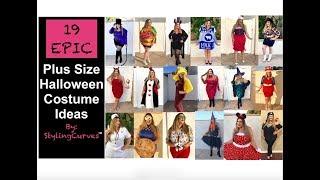 19 Halloween Costume Ideas Lookbook 2021 Plus Size Curvy girl DIY Haul Try On Styling Curves