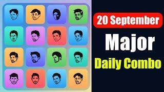 20 September Major puzzle durov Solved Today | Major Daily combo card 20 September