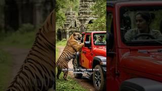 Tiger Cub Attacked by Blue Bugs – What This Girl Did Saved Him!#shorts