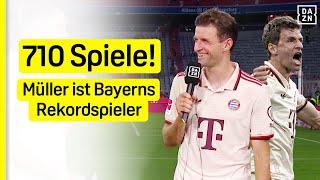 Thomas Müller macht sich unsterblich | Interview nach #FCBSCF | DAZN