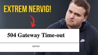 504 Gateway Timeout Error beheben + Erklärung (2024)