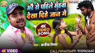 #video | मरै से पहिले मुँहवा देखा दिहे जान गे | #kanhaiya_mishra | maithili #sad  video song 2025