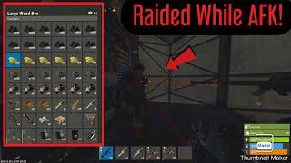 We Raided Him While He Was AFK!- Rust Console