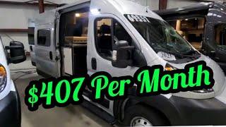 CHEAP & SMALL Class B Motorhome Van | $407 Per Month or $69,357 | 2023 WINNEBAGO SOLIS POCKET BUT36A