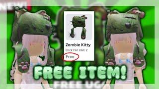 FREE Zombie Hello Kitty Hat on ROBLOX! How to get this NEW FREE UGC ACCESSORY | 0 Robux Item