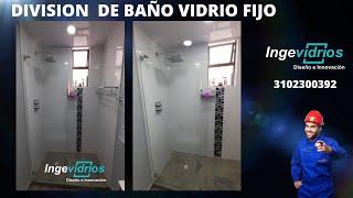 DIVISIONES DE BAÑO EN VIDRIO TEMPLADO EN BOGOTA-INGEVIDRIOS