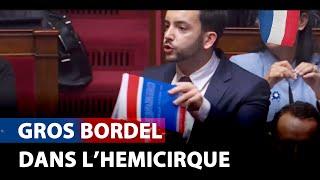 Gros Bordel dans l'Hémicirque  - Jean-Philippe Tanguy et Manuel Bompard défoncent la Macronie