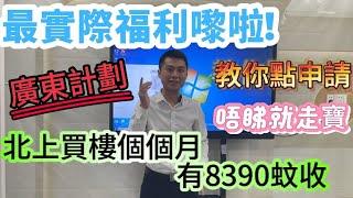 最實際福利嚟啦！｜北上買樓個個月有8390蚊收｜【廣東計劃】｜教你點申請｜唔睇實走寶｜最詳細講解｜絕對有幫助｜#惠州 #深圳 #中山 #惠州買樓