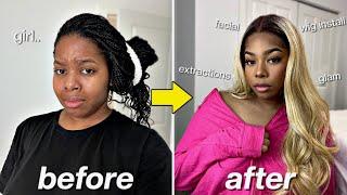 EXTREME GLOW-UP TRANSFORMATION IN 24 HOURS.. *at home*