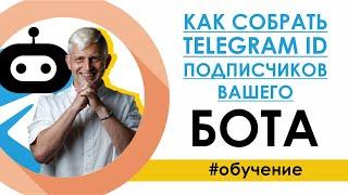 Как собрать Telegram ID подписчиков вашего БОТа / Конструктор  ботов  SAMBOT.RU / Артем Кук