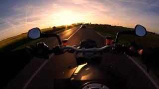 Cleaving Through A Blazing Sky [KTM 990 Superduke]