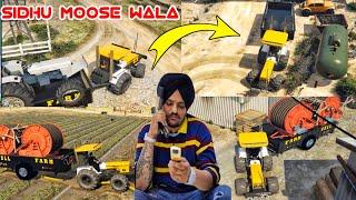 Sidhu Moose wala New Tractor and Trolley in GTA 5 Village Life