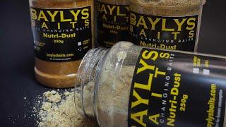  New Product Alert  @baylysbaits Nutri-Dust - Demonstration and Review - Coating Carp HookBait