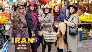 walking through the colorful rasht grand bazaar:Iran’s the biggest open-air market-2024