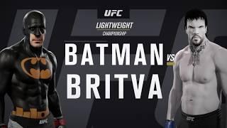 Batman vs. Boris Britva (EA Sport UFC 2) - Crazy UFC 