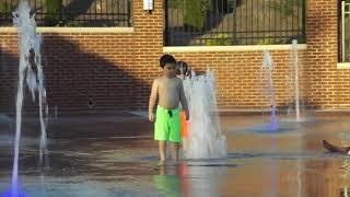 American Kids  In The Water Park