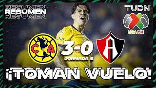 HIGHLIGHTS | América 3-0 Atlas | Liga Mx -AP2024 - J8 | TUDN