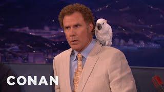 Don't Ask Will Ferrell About Professor Feathers | CONAN on TBS