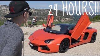 24 HOURS WITH THE LAMBORGHINI AVENTADOR!!