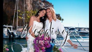 Wedding on a Yacht in Nerja/ Malaga/ Spain - 4K CINEMATIC VIDEO Destination wedding, venue abroad