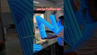 This kind of LED sign is no problem to soak in water. #sign #signage #design#signagedesign #ledlight