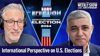 2024 Election, Media Misinformation, & Geopolitics w/ Jon Stewart and London Mayor Sadiq Khan