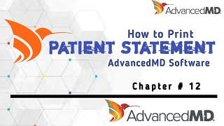 AdvancedMD # 12 | How to print Patient Statement in AdvancedMD | Billiig Software Training in Urdu