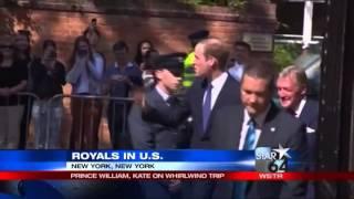 Prince William, Princess Kate begin 3-day visit in US