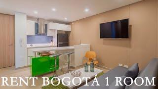 Renta de moderno apartamento amoblado Bogotá, el chico, 1 habitacion para largas y cortas estadías