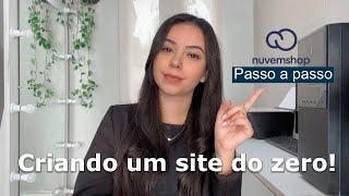 COMO CRIAR O SEU SITE na NUVEMSHOP - Fácil e rápido!