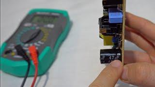 How to measure Capacitance (Electrolytic capacitor, Farads, Multimeter, LCR meter)