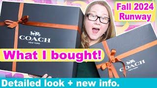 Surprised By These COACH Fall 2024 Runway Bags + What I Didn't Buy & Why || Autumn Beckman