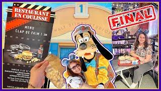 Saying GOODBYE to Walt Disney Studios | LAST Meal at Restaurant En Coulisse | Disneyland Paris 2024