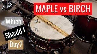 Maple vs Birch Drums: Which One is Right for You?