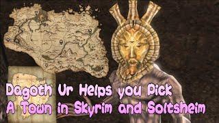 Dagoth Ur Helps You Pick a Town in Skyrim and Soltsheim