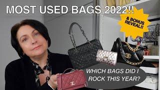 MY MOST USED LUXURY BAGS OF 2022 | INCLUDING A BONUS REVEAL!! | ANOTHER BIRTHDAY BAG??