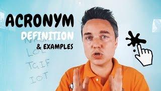 Acronym Definition & Examples 