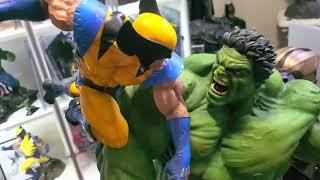 Sideshow Collectibles Hulk vs Wolverine statue maquette review
