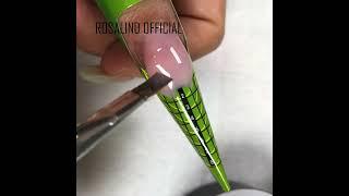 How to use Rosalind builder gel for Extention Nail Design Decored by Girly Decal