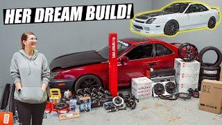 Surprising our SUBSCRIBER with HER DREAM CAR BUILD! (Full Transformation) : 1997 Honda Prelude!