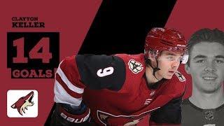 Clayton Keller (#9) | All 14 Goals from 2018-19 Regular Season | ARI