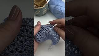 Нежный ажурный узор крючком. #вязаниекрючком #crochet #квадраткрючком #knitting #вязание