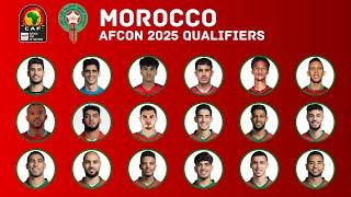 MOROCCO Squad For African Cup Of Nations 2025 Qualifiers | November 2024 | FootWorld