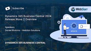 Dynamics 365 Business Central 2024 Release Wave 2 Overview